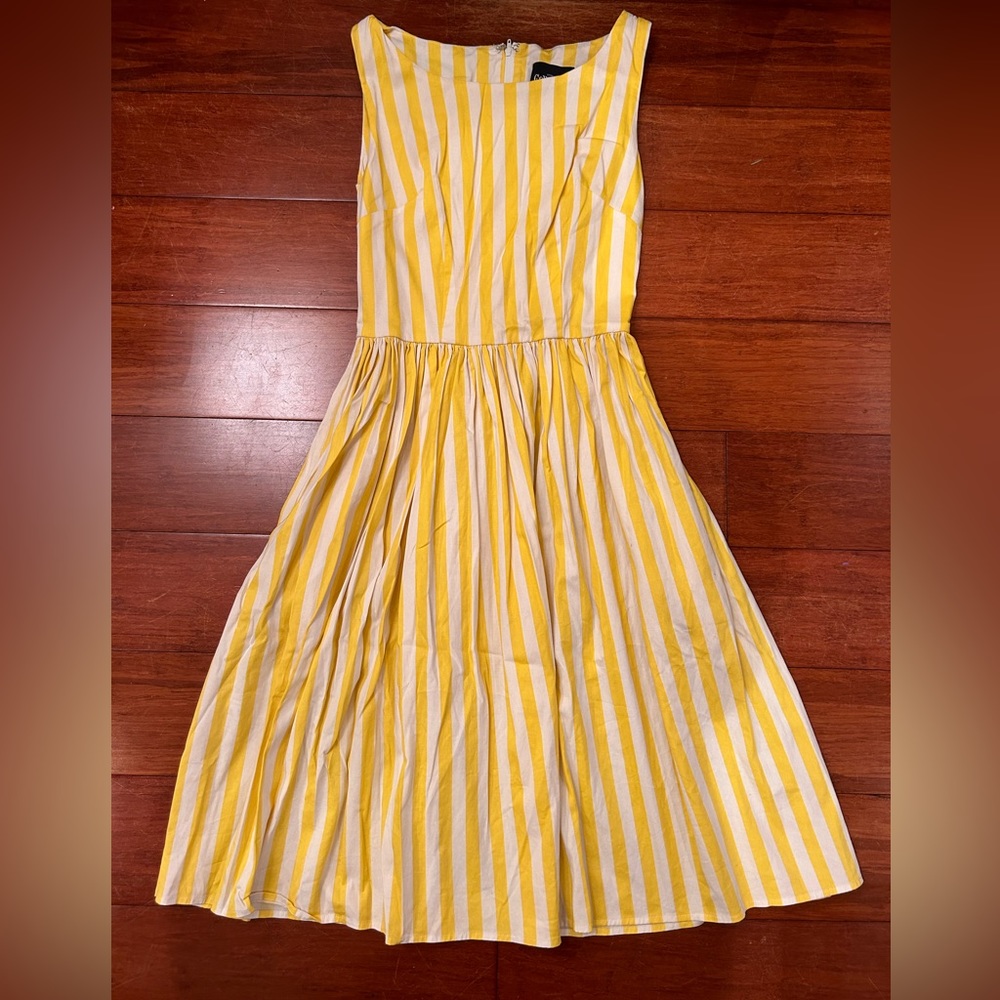 Collectif yellow dress